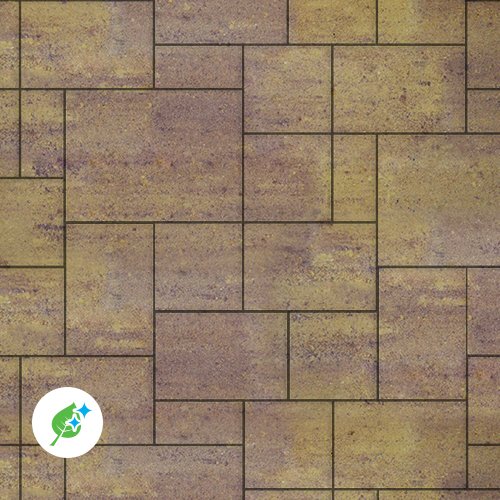 Тротуарная плитка Инсбрук Альпен, 60 мм, ColorMix Тахель, гладкая, вид 2 в Москве