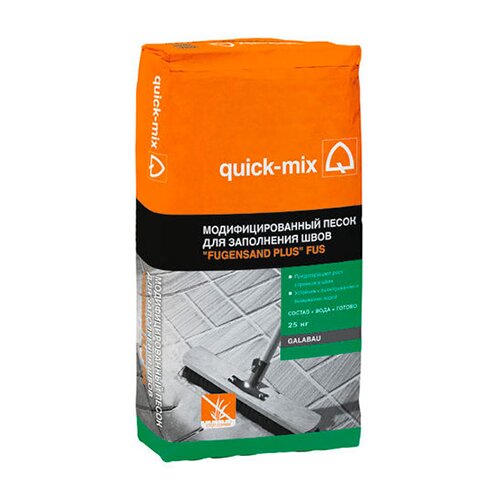 Модифицированный песок quick-mix FUGENSAND PLUS для заполнения швов 25кг  в Москве